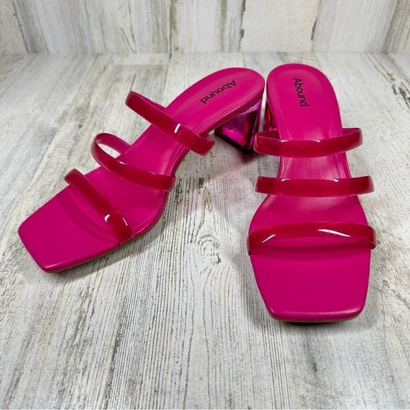 New ABOUND Nordstrom Ethan Strappy Slide Sandal In Pink Yarrow #515 - Picture 2 of 9